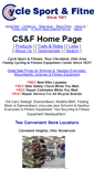 Mobile Screenshot of cyclesportandfitness.com